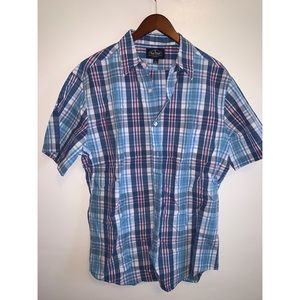 Men’s Large Nat Nast Short Sleeve Button Down